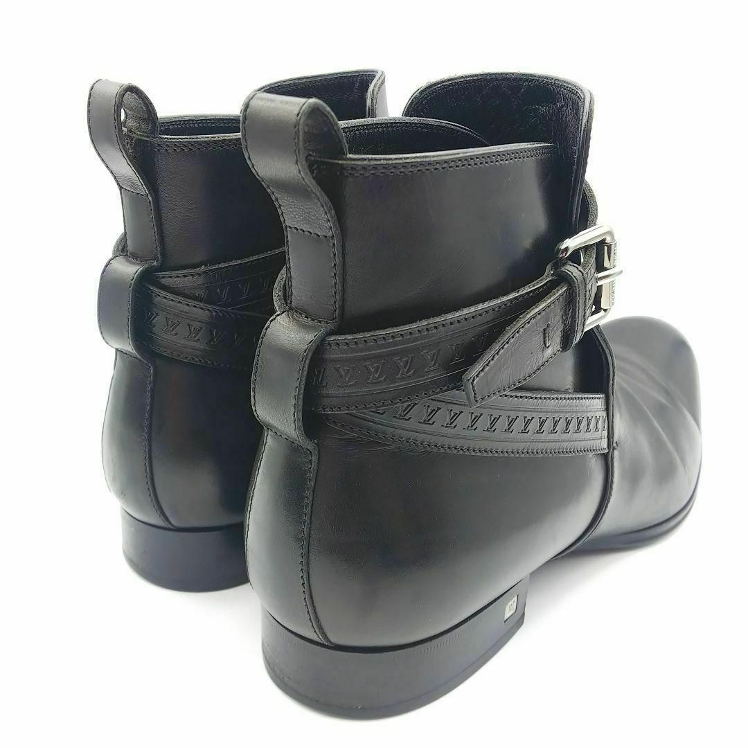 LOUIS VUITTON(ルイヴィトン)のルイヴィトン ショートブーツ 14年 ST0144 ブラック メンズブーツ 美品 メンズの靴/シューズ(ブーツ)の商品写真