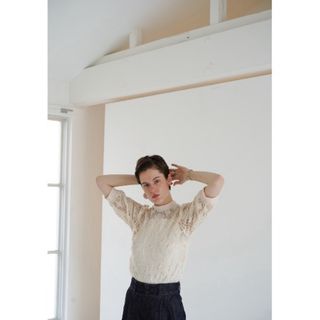 クラネ(CLANE)のclane CLASSIC LACE TOPS(カットソー(長袖/七分))