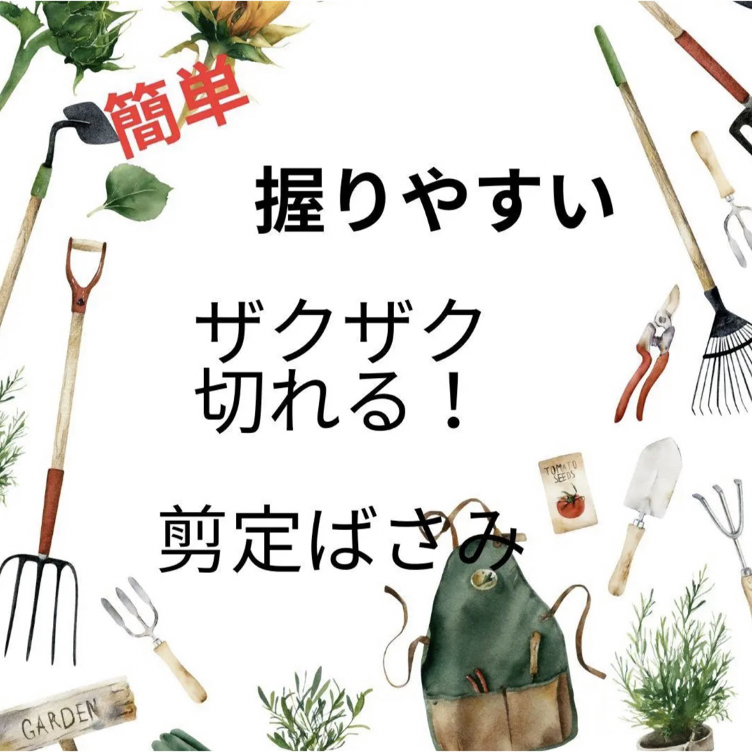 剪定ハサミ 剪定鋏 園芸 はさみ 枝切り フラワーアレンジメント 盆栽 インテリア/住まい/日用品のインテリア/住まい/日用品 その他(その他)の商品写真