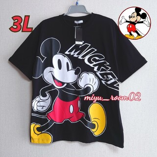ミッキーマウス - 【新品☆】ミッキー Tシャツ(半袖)　3L