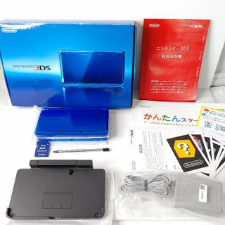 ニンテンドー3DS(ニンテンドー3DS)のNintendo　ニンテンドー3DS コバルトブルー　画面極美品　任天堂ゲーム機(携帯用ゲーム機本体)