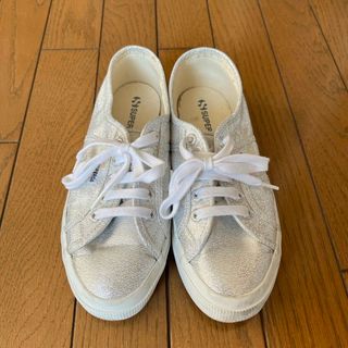 スペルガ(SUPERGA)のSUPERGA  スニーカー24.5cm シルバー(スニーカー)