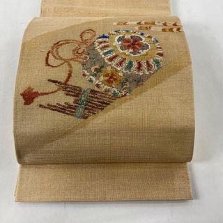 袋帯 秀品 お太鼓柄 正絹 【中古】(帯)