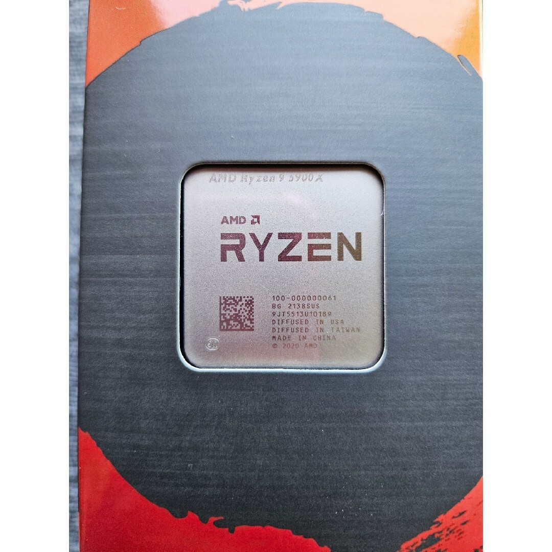 新品未開封】AMD RYZEN9 5900X 新品未開封】AMD RYZEN9 5900X
