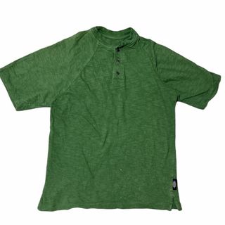 ディッキーズ(Dickies)のディッキーズ ヘンリーネック 半袖Tシャツ ロゴパッチ スリット e11(Tシャツ/カットソー(半袖/袖なし))