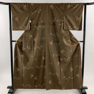 紬 身丈160.5cm 裄丈63cm 正絹 美品 秀品 【中古】(着物)