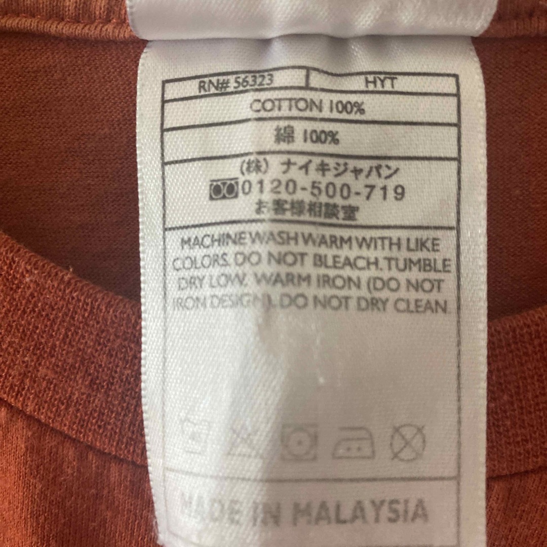 NIKE(ナイキ)の90sNIKE銀タグナイキacgエーシージーエィシージーtシャツ半袖オレンジml メンズのトップス(Tシャツ/カットソー(半袖/袖なし))の商品写真