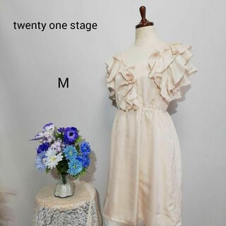 twenty one stage 極上美品　ドレス　ワンピース　パーティー　М(ひざ丈ワンピース)
