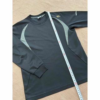 MIZUNO ミズノ　ロンT 長袖Tシャツ　160 黒　ポリエステル