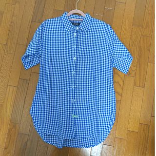 ポロラルフローレン(POLO RALPH LAUREN)の【美品】ラルフローレン　レディースリネンブラウス(シャツ/ブラウス(半袖/袖なし))