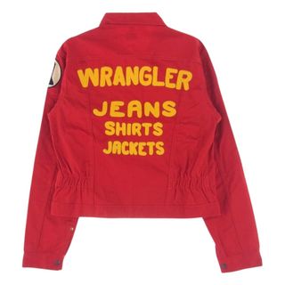 Wrangler - Wrangler ラングラー ジャケット M4012-68 12MJZ 60s 復刻 縦ベルタグ デッドストック BLUE BELL ワッペン チャンピオンジャケット  レッド系 40【極上美品】【中古】