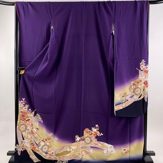 振袖 身丈172cm 裄丈67.5cm 正絹 秀品 【中古】(着物)