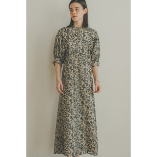 クラネ(CLANE)のclane FLORET EMBROIDERY ARM ONE PIECE(ロングワンピース/マキシワンピース)