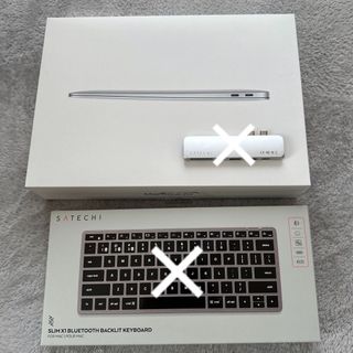 Apple M1 MacBookAir Satechi キーボードマウス一式(ノートPC)