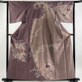 訪問着 身丈159.5cm 裄丈64cm 正絹 名品 【中古】(着物)