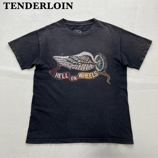 テンダーロイン(TENDERLOIN)の【ナイスフェード】TENDERLOIN テンダーロイン 両面ロゴ Tシャツ S(Tシャツ/カットソー(半袖/袖なし))