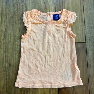 ベビーギャップ(babyGAP)の美品　baby Gap ノースリーブ　トップス　カットソー　 80サイズ(シャツ/カットソー)