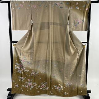 訪問着 身丈166.5cm 裄丈63.5cm 正絹 名品 【中古】(着物)