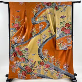 振袖 身丈165.5cm 裄丈64cm 正絹 美品 名品 【中古】(着物)