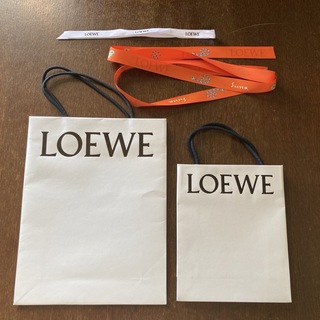ロエベ(LOEWE)のロエベ　ショッパー　×2 リボン　×2  (ショップ袋)