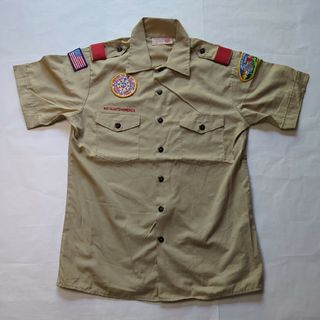 MADE IN USA 90‘ｓボーイスカウトシャツ　Mサイズ(シャツ)