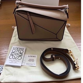 LOEWE - 確実正規品　ほぼ新品　ロエベ　パズルバッグ　サンド　スモールサイズ