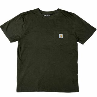 carhartt カーハート 半袖Tシャツ ロゴパッチ 胸ポケット e15