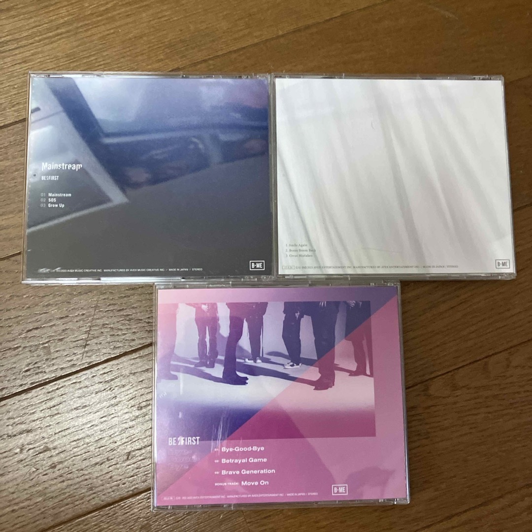 BE:FIRST シングル3枚 エンタメ/ホビーのCD(ポップス/ロック(邦楽))の商品写真