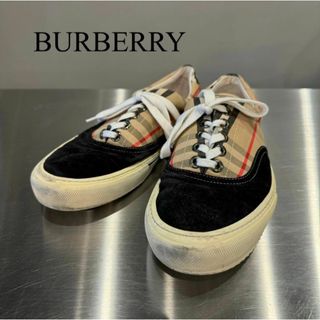 BURBERRY - 『BURBERRY』バーバリー (41) ノバチェック柄　スニーカー