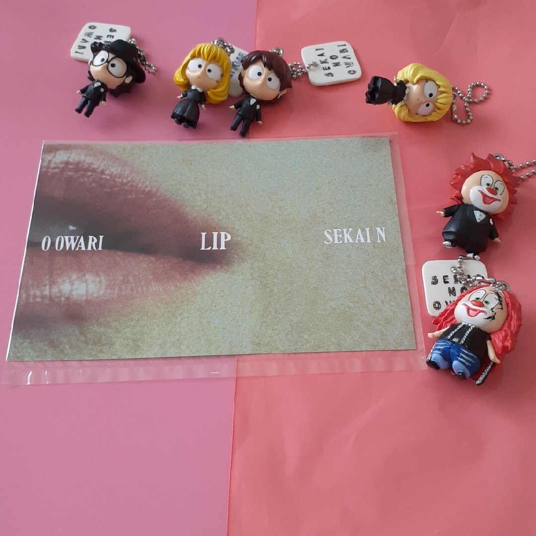 SEKAI NO OWARI　ポストカード　マスコット エンタメ/ホビーのおもちゃ/ぬいぐるみ(キャラクターグッズ)の商品写真