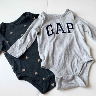 ベビーギャップ(babyGAP)の【2点セット】GAP ボディスーツ ロンパース ボディシャツ  baby GAP(ロンパース)