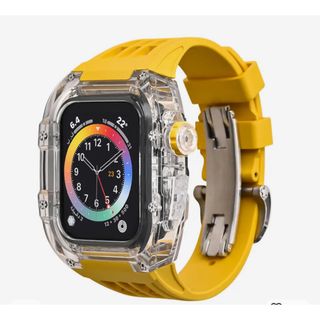 アップルウォッチ(Apple Watch)のApplewatch 8ケース 45mm(ラバーベルト)