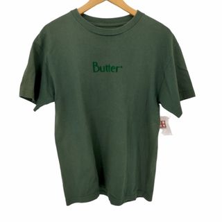 BUTTER GOODS(バターグッズ) ロゴワッペン S/S Tシャツ メンズ(Tシャツ/カットソー(半袖/袖なし))