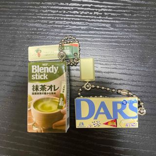 DARS ブレンディ　blendy ダース　ガチャ　白　抹茶オレ(キャラクターグッズ)