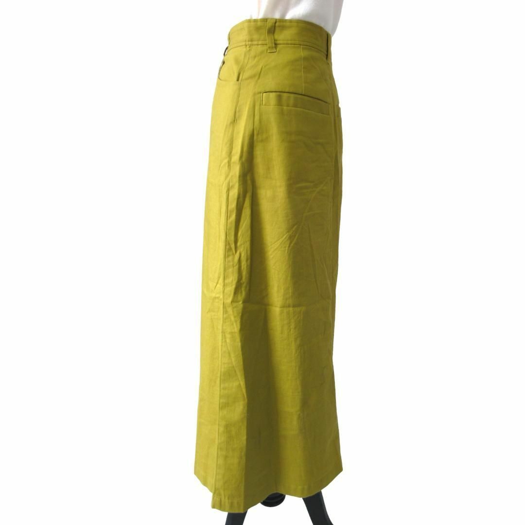 SLOBE IENA ロングスカート シンプル 綿混 厚手 36 ボタン レディースのスカート(ロングスカート)の商品写真