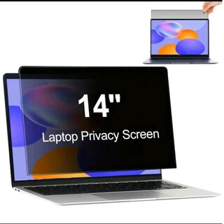 14インチ 16:9 PC 保護フィルム 覗き見防止 フィルター プライバシー(PC周辺機器)