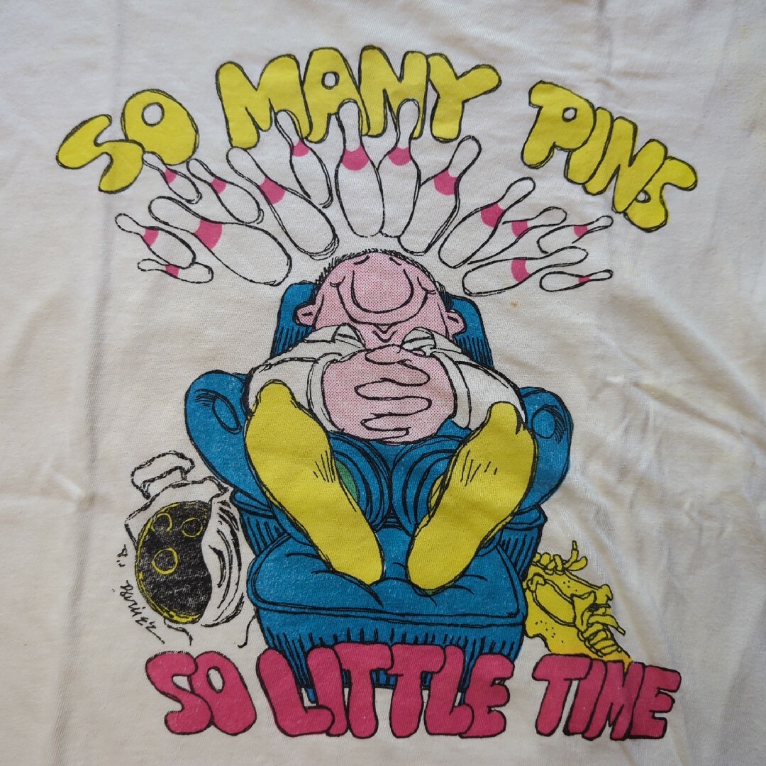 VINTAGE MADE IN USA 80‘ｓプリントTシャツ Jockeyタ メンズのトップス(Tシャツ/カットソー(半袖/袖なし))の商品写真