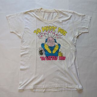 VINTAGE MADE IN USA 80‘ｓプリントTシャツ Jockeyタ(Tシャツ/カットソー(半袖/袖なし))