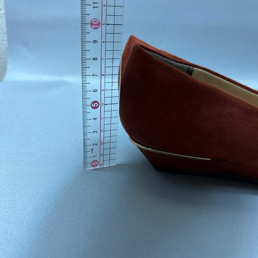 未使用品 melange メランジェ 異素材 バイカラーパンプス ウェッジソール レディースの靴/シューズ(ハイヒール/パンプス)の商品写真