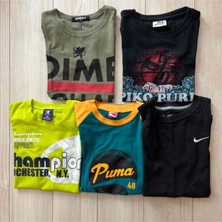 チャンピオン(Champion)のチャンピオン.プーマ.ナイキなど半袖Tシャツ　5枚セット　150(Tシャツ/カットソー)