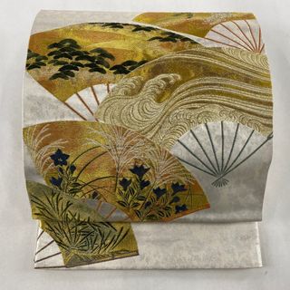 袋帯 美品 秀品 お太鼓柄 正絹 【中古】(帯)