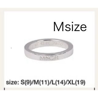 BTS monochrome silver ring  M 【未開封】(リング(指輪))