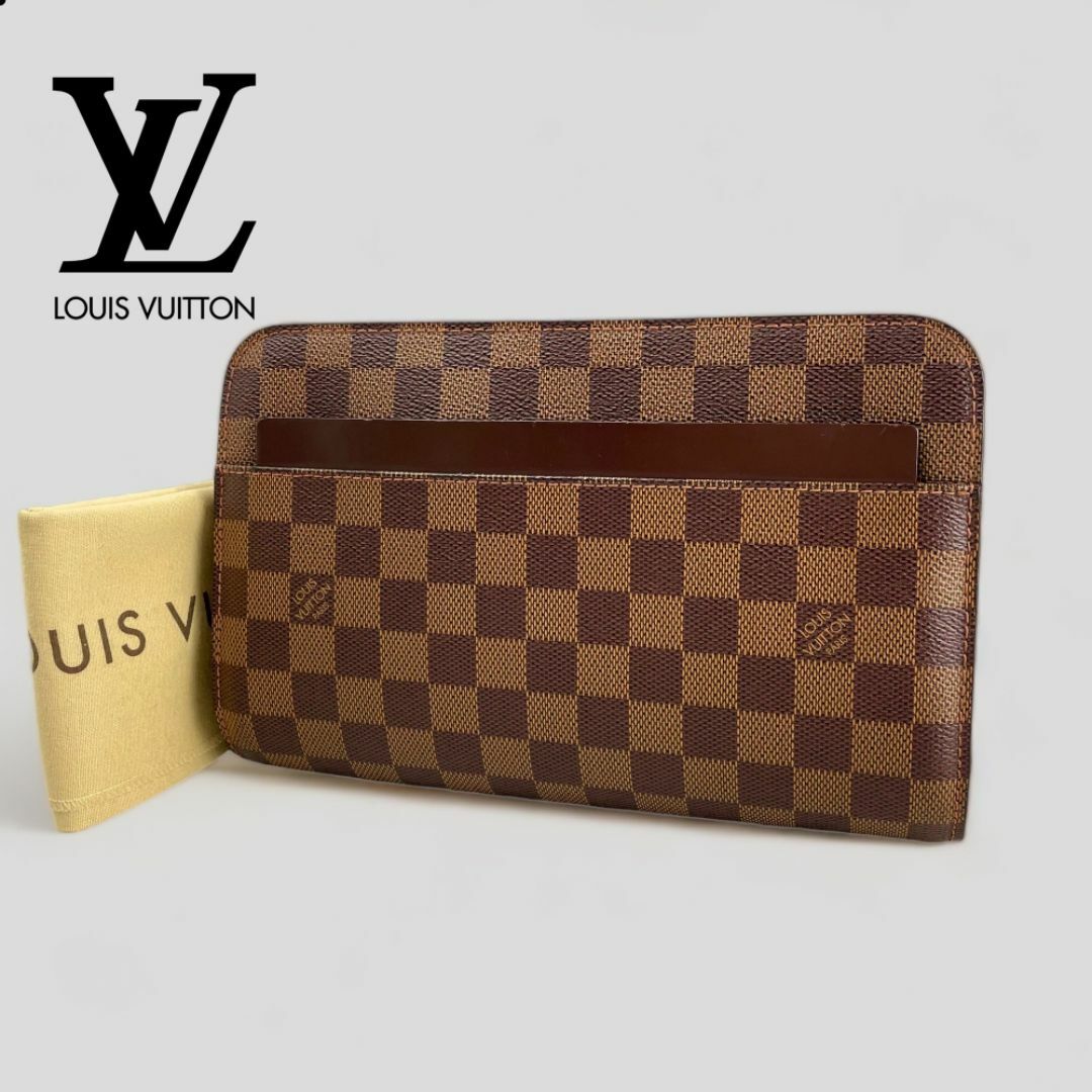 LOUIS VUITTON(ルイヴィトン)の■ルイ ヴィトン■ ダミエ サンルイ クラッチ・セカンドバッグ 収納式ストラップ メンズのバッグ(セカンドバッグ/クラッチバッグ)の商品写真