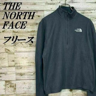 ザノースフェイス(THE NORTH FACE)の【200】USA規格ザノースフェイスハーフジップフリースジャケット刺繍ロゴ(ブルゾン)