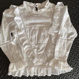 ザラキッズ(ZARA KIDS)のZARA ZARAキッズ　ZARAガールズ　140 10歳　ブラウス　レース　(ブラウス)