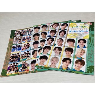 ジャニーズジュニア(ジャニーズJr.)の★MyojoジャニーズJrメッセージカード データカードセット(アイドルグッズ)