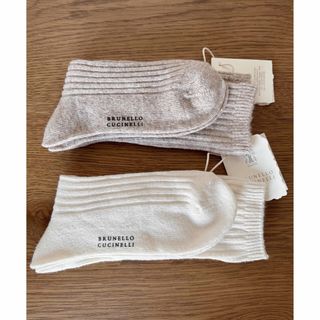 ブルネロクチネリ(BRUNELLO CUCINELLI)のブルネロクチネリ カシミヤソックス 2点(ソックス)