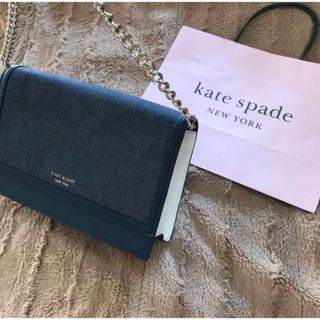 ケイトスペードニューヨーク(kate spade new york)の新品　Kate spadeケイトスペード 2way ショルダーバッグ　デニム　白(ショルダーバッグ)