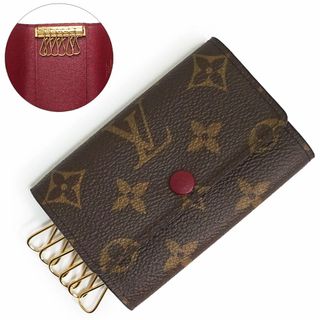 ルイヴィトン(LOUIS VUITTON)のルイ ヴィトン ミュルティクレ 6 キーケース モノグラム ブラウン フューシャ 茶 ゴールド金具 M60701 箱付 LOUIS VUITTON（新品・未使用品）(キーケース)