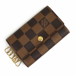 ルイヴィトン(LOUIS VUITTON)のルイ ヴィトン ミュルティクレ 6 キーケース ダミエ ブラウン 茶 ゴールド金具 N62630 箱付 LOUIS VUITTON（新品・未使用品）(キーケース)